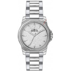 Invicta Women's 49128 Speedway Quartz 3 Hand Silver Dial Watch
