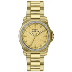 Invicta Women's 49130 Speedway Quartz 3 Hand Gold Dial Watch