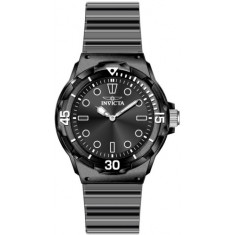 Invicta Women's 49208 Celestial Quartz 3 Hand Black Dial Watch