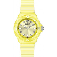Invicta Women's 49211 Celestial Quartz 3 Hand Yellow Dial Watch