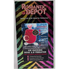 Vibrador - Romantic Depot - Vip Sucking Rose 2.0 Vibrator - RED