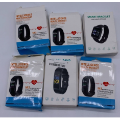 Lot com 6 Relógios smart Watch -6 INTELLIGENCE HEALTH BRACELET