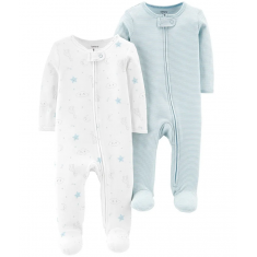 Macacão Pijama Infantil - Carters - 2Peças - Tamanho RN  - Style 126H559
