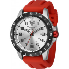 Invicta Men's 40002 Pro Diver Quartz 3 Hand Silver Dial Watch