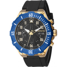 Invicta Men's 39892 Aviator Quartz Multifunction Black Dial Watch
