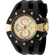 Invicta Men's 48126 S1 Rally Quartz Chronograph Silver, Red, Gold Dial Watch