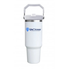 Copo Termico UsCloser 24oz (709ml) - Branco - SOMENTE PARA ADICIONAR A SUITE