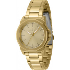 Invicta Women's 47339 Speedway Quartz 3 Hand Gold Dial Watch