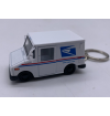 Chaveiro - Pull Back Mini Postal Carrier Truck Keychains (2.5") USPS