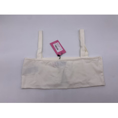 Top Feminino - Edikted Women's White Crop-top - Tamanho M