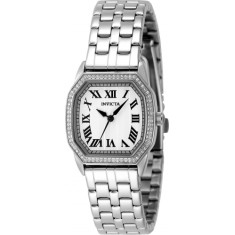 Invicta Women's 48998 Wildflower  Quartz 3 Hand Silver Dial Watch