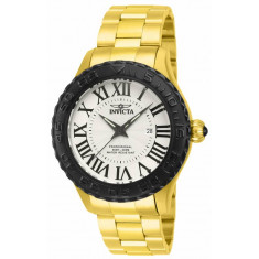 Invicta Men's 14538 Pro Diver Quartz 3 Hand Silver Dial Watch