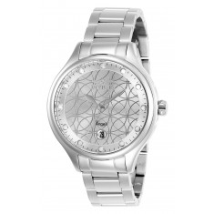 Invicta Women's 27437 Angel  Quartz 3 Hand Silver Dial Watch