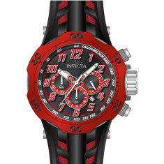 Invicta Men's 48237 Venom  Quartz Chronograph Black, Red Dial Watch