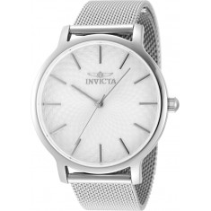 Invicta Lady's 48972 Wild Flower Quartz  Silver Dial Watch