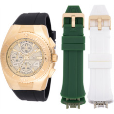 Technomarine Men's TM-124031 Cruise Original Quartz Chronograph Gold Dial Watch