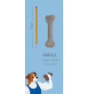 Bulkster Durable Chew Toy for Aggressive Chewers, Real Bacon, Made in USA, Small