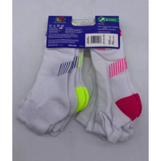 Kit com 6 Pares de Meias Femininas -  Fruit of The Loom  Size 8-12