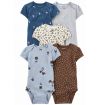 Kit body 5 peças Carter's - Tam: RN, 3, 6, 9,12, 18 e 24 Meses Style 1O562610