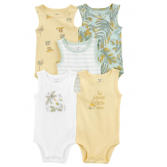 Kit Body 5 peças - Regata - Carter's - Tam: 18m - Style 1O862110