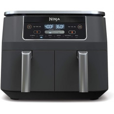 NINJA DZ201 Foodi 8 Quart 6-in-1 DualZone 2 - Basket Air Fryer
