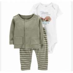 Conjunto 3 peças - Carter's (Tam: 6 meses) Style 1N674410