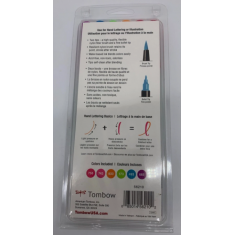 Tombow Dual Brush Pen Art Markers, "Choose Happy", Bright Palette, 6-Pack