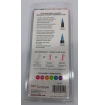 Tombow Dual Brush Pen Art Markers, "Choose Happy", Bright Palette, 6-Pack