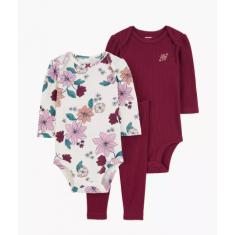 Conjunto 3 peças - Carter's (Tam: 3meses) Style 1Q126410