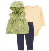 Conjunto 3 peças - Carter's (Tam: 3meses) Style 1P531110