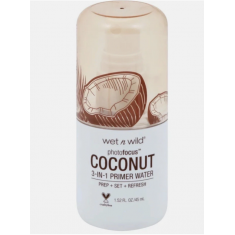 Wet n Wild PhotoFocus 3-in-1 Primer Water, Coconut, 1.52 fl oz