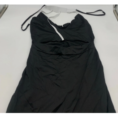 Vestido Preto com fenda na lateral - Tamanho M - sem marca