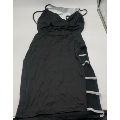 Vestido Preto com fenda na lateral - Tamanho M - sem marca