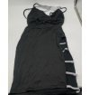 Vestido Preto com fenda na lateral - Tamanho M - sem marca