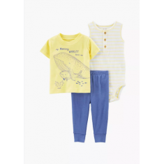 Conjunto 3 peças - Carter's (Tam: 3meses) Style 1N035910