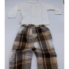Conjunto Infantil PatPat com gravata borboleta - Tamanho 12-18 Meses