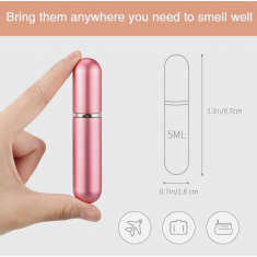 10 Pieces Travel Perfume Atomizer Portable Mini Refillable 5 ml Perfume Empty