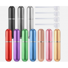 10 Pieces Travel Perfume Atomizer Portable Mini Refillable 5 ml Perfume Empty