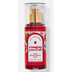 Bath & Body Works - Fine Fragrance Mist - Strawberry Pound Cake - Travel Size - 75ml