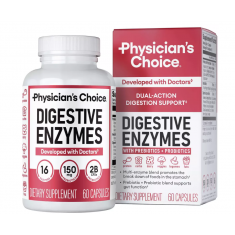 Digestive Enzyme Probiotic Physician's Choice - 60 Caps - Exp 14/05/26