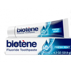 Biotene Original Sugar Free Fluoride Toothpaste for Dry Mouth Fresh Mint 4.3 Oz
