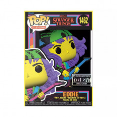 FunkoPop! Stranger Things Eddie with Guitar Blacklight - Entertainment Earth Exclusive 1462