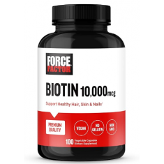Biotin 10000mcg Supplement for Healthier Hair, Skin, and Nails - Exp 02/27