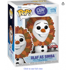 Funko Pop! Disney - Olaf as Simba - 1179