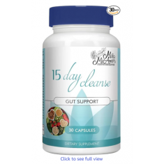 Mila Miamor - 15 Day Cleanse - Gut and Colon Support - 30 Caps - Exp 07/26