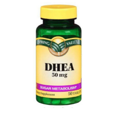 Spring Valley - DHEA 50mg Dietary Supplement - 50 Tabs - Exp 09/27