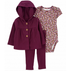 Conjunto Infatil - Carters - 3 Pecas - Tamanho 6 Meses