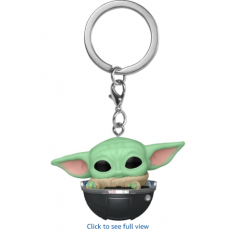 Funko POP! Chaveiro: Star Wars: The Mandalorian Baby Yoda
