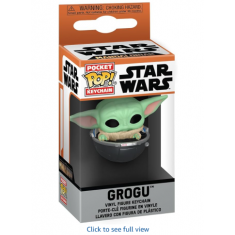 Funko POP! Chaveiro: Star Wars: The Mandalorian Baby Yoda
