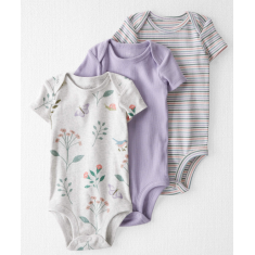 Body Infantil Carters - 3 Pecas -  Tamanho 3 Meses